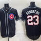 Chicago Cubs #23 Ryne Sandberg 150th Anniversary Black Out Style Vapor Premier Limited Stitched Jersey