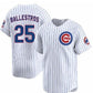 Chicago Cubs #25 Moises ballesteros White Cool Base Stitched Jersey
