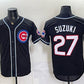Chicago Cubs #27 Seiya Suzuki 150th Anniversary Black Out Style Vapor Premier Limited Stitched Jersey