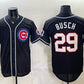 Chicago Cubs #29 Michael Busch 150th Anniversary Black Out Style Vapor Premier Limited Stitched Jersey