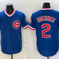Chicago Cubs #2 Nico Hoerner Royal 150th Anniversary Throwback Vapor Limited Stitched Jersey