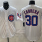 Chicago Cubs #30 Edward Cabrera White 2026 Cool Base Stitched Baseball Jersey