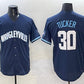 Chicago Cubs #30 Kyle Tucker Navy City Connect Stitched Baseball Jersey