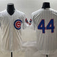 Chicago Cubs #44 Anthony Rizzo White Cool Base Stitched Baseball Jersey