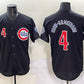 Chicago Cubs #4 Pete Crow-Armstrong Black Limited Stitched Baseball Jersey