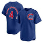 Chicago Cubs #4 Pete Crow-Armstrong Royal Limited Stitched Baseball Jersey