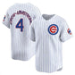 Chicago Cubs #4 Pete Crow-Armstrong White Home Limited Stitched Baseball Jersey