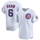 Chicago Cubs #6 Matt Shaw White Home Limited Stitched Baseball Jersey