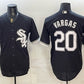 Chicago White Sox #20 Miguel Vargas Black Stitched Jersey