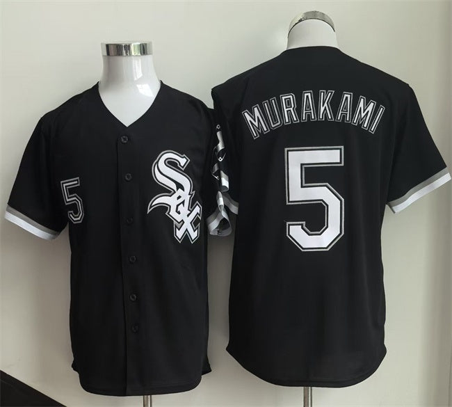 Chicago White Sox #5 Munetaka Murakami Black 2025 Limited Stitched Jersey