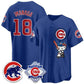 Chicago Cubs #18 Sh¨­ta Imanaga Royal Puhics Meow KT All Stitched Jersey