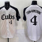 Chicago Cubs #4 Pete Crow-Armstrong White Black 'Gothic North Side Edition' Vapor Premier Limited Stitched Baseball Jersey