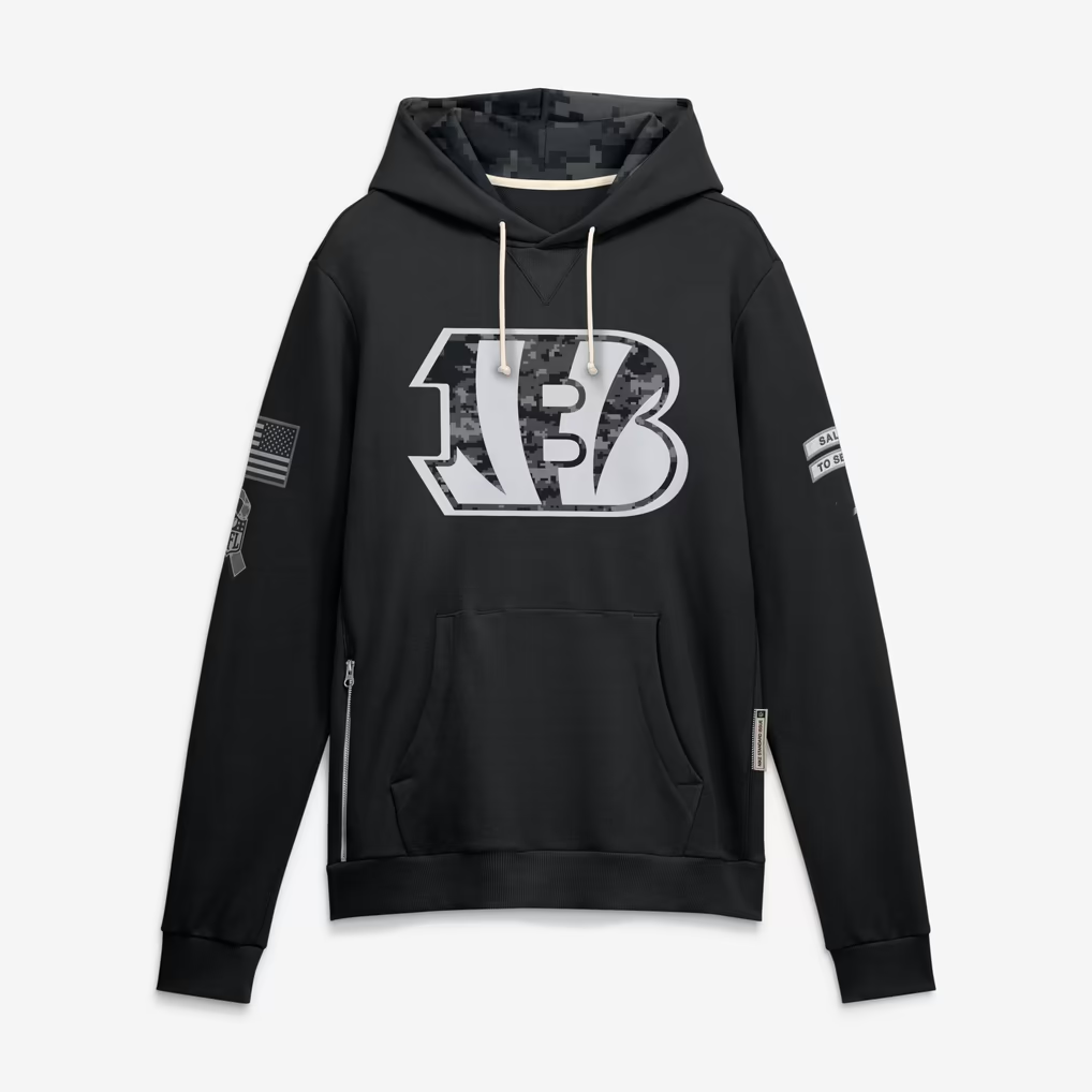 C.Bengals 2026 Salute To Service Club Pullover Hoodie Cheap sale Birthday and Christmas gifts Stitched American Football Jersey