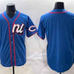 Cincinnati Reds National League Blank Blue 2025 All-Star Edition Limited Stitched Baseball Jersey