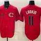 Cincinnati Reds #11 Barry Larkin Red 2026 City Connect Stadium Stitched Jersey