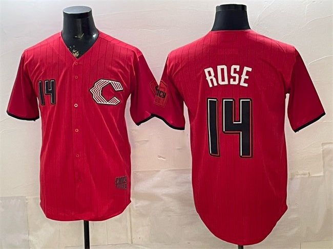 Cincinnati Reds #14 Pete Rose Red 2026 City Connect Stadium Stitched Jersey