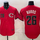 Cincinnati Reds #26 Chase Burns Red 2026 City Connect Stadium Stitched Jersey
