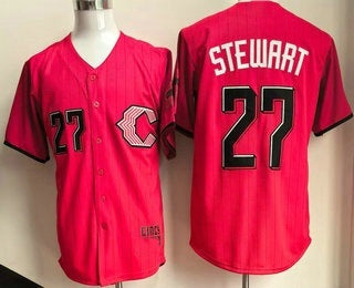 Cincinnati Reds #27 Sal Stewart Red 2026 City Connect Stadium Jersey