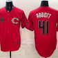 Cincinnati Reds #41 Andrew Abbott Red 2026 City Connect Stadium Stitched Jersey