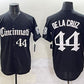 Cincinnati Reds #44 Elly De La Cruz Black 'Gothic Queen City Edition' Vapor Premier Limited Stitched Baseball Jersey