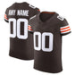 Custom C.Browns Brown Scarlet Vapor F.U.S.E. Elite  Jersey Stitched American Football Jerseys