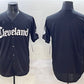 Cleveland Guardians Blank Black Gothic Vapor Premier Limited Stitched Baseball Jersey