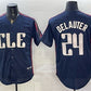 Cleveland Guardians #24 Chase DeLauter Navy 2024 City Connect Limited Stitched Jersey