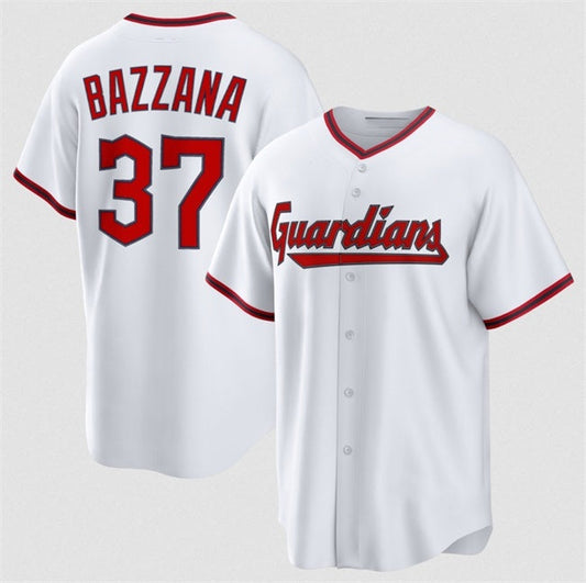 Cleveland Guardians #37 Travis Bazzana White Home Limited Stitched Jersey