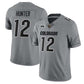 C.Buffaloes #12 Travis Hunter 2024 Gray Home Football Stitched American College Jerseys