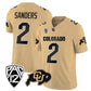 C.Buffaloes #2 Shadeur Sanders 2024 Brown Home Alternative Football Stitched American College Jerseys