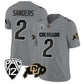 C.Buffaloes #2 Shadeur Sanders 2024 Gray Home Alternative Football Stitched American College Jerseys