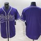 Colorado Rockies Blank Purple With Patch Cool Base Stitched Baseball Jersey