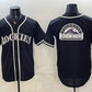 Colorado Rockies Team Big Logo 2026 Fashion Replica Black Out Stitched Jersey