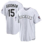 Colorado Rockies #15 Hunter Goodman 2026 All-Star Game White Replica Baseball Jersey