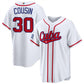 Cuba Baseball #30 Josimar Cousin White 2026 World Baseball Classic Home Stadium Stitched Baseball Jersey