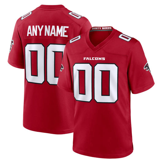 Custom A.Falcons Red Game Stitched American Football Jerseys