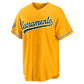 Custom Athletics Gold Alternate Stadium sacormento Stitched Baseball Jersey