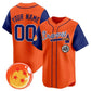 Custom Atlanta Braves x Dragon Ball Royal Orange Vapor Premier Limited Jersey - All Stitched Baseball Jersey