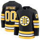 Custom B.Bruins Active Player Black 2025 Home Stitched American Hockey Jerseys