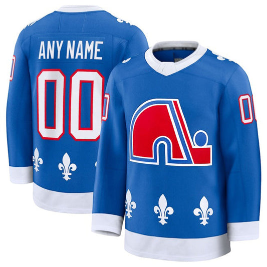 Custom C.Avalanche Blue 2025 Alternate Stitched American Hockey Jerseys