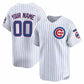 Custom Chicago Cubs Active Player White 'Ryne Sandberg Tribute' Vapor Limited V3 Stitched Baseball Jersey