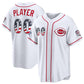 Custom Cincinnati Reds 2026 All-Star Edition Stars & Stripes White Stadium Pick-A-Player Baseball Jersey