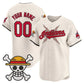 Custom Cleveland Indians x One Piece Cream Vapor Premier Limited Jersey - Stitched Baseball Jersey