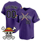 Custom Colorado Rockies x One Piece Purple Vapor Premier Limited Jersey - Stitched Baseball Jersey