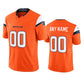 Custom D.Broncos Orange Vapor F.U.S.E. Limited Stitched Football Jersey