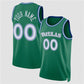 Custom D.Mavericks Active Player Green 2025 Classic Edition Stitched Basketball Jersey