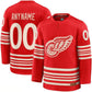 Custom D.Red Wings Active Player Red 2025 Centennial Premium Stitched American Hockey Jerseys