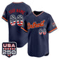 Custom Detroit Tigers Navy USA 250 Fourth of July Vapor Premier Limited Jersey ¨C All Stitched Baseball Jersey