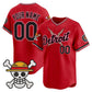 Custom Detroit Tigers x One Piece Red Vapor Premier Limited Jersey - Stitched Baseball Jersey