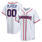 Custom Dominican Republic Baseball 2026 World Baseball Classic Home Pick-A-Player Jersey - White Baseball Jersey Puhics